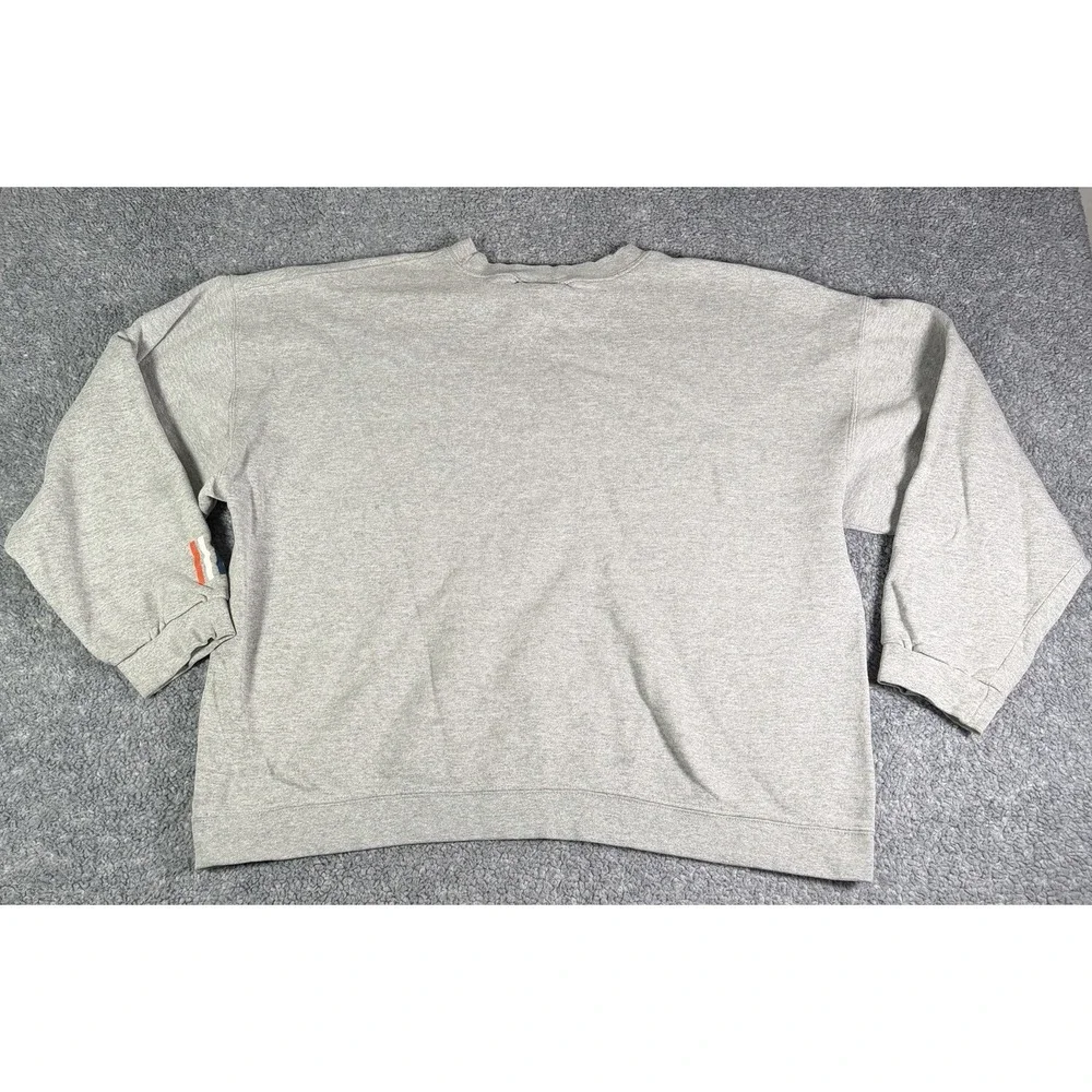 Vintage Y2K Adidas New York Mets MLB Crewneck Sweatshirt Gray Mens XL Official